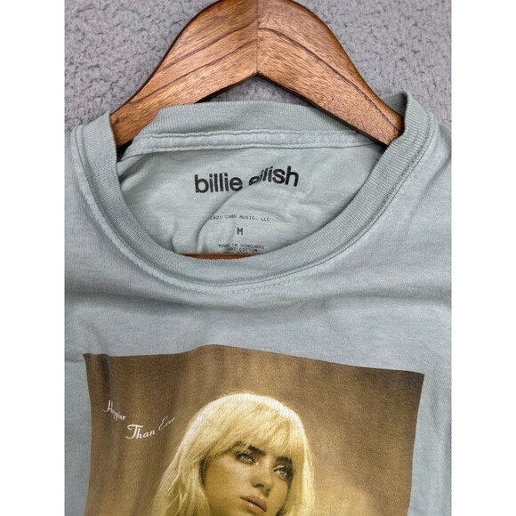 Billie Eilish happier than ever T-Shirt size medium - Picture 3 of 4